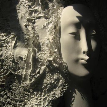 Sculpture titled "CASTA  DIVA. 3." by Yulia Luchkina, Original Artwork, Mixed Media
