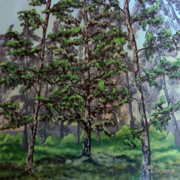 Pintura titulada "Forest" por Emilia, Obra de arte original, Acrílico