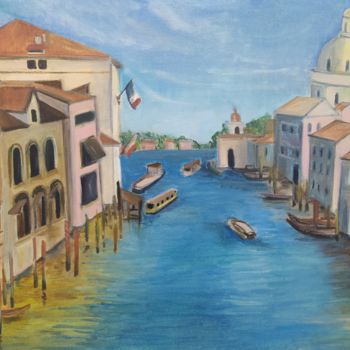 Peinture intitulée ""A piece of Venice"…" par Yulia Sheverova, Œuvre d'art originale, Huile