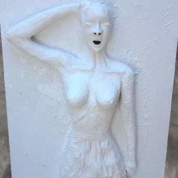 Sculpture titled "No time" by Yuliya Belan, Original Artwork, Cement