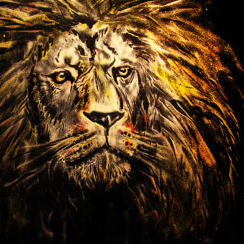 Digital Arts titled "lion3.jpg" by Yulia Mikushina, Original Artwork