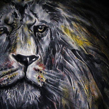 Painting titled "lion4.jpg" by Yulia Mikushina, Original Artwork