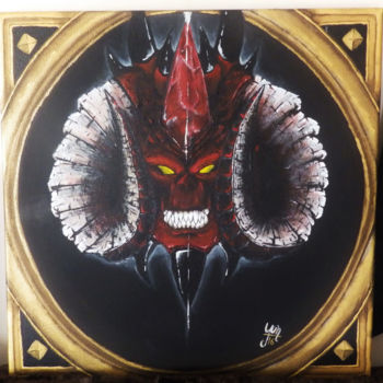 Painting titled "Lord Diablo - The l…" by Yun, Original Artwork, Acrylic