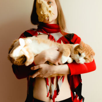 Fotografía titulada "Cat 2" por Yura Taralov, Obra de arte original, Fotografía digital