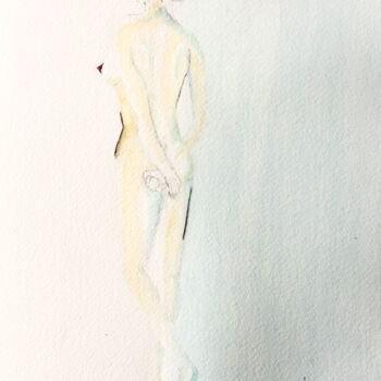 Painting titled "Evanescence" by Yūrei, Original Artwork, Watercolor