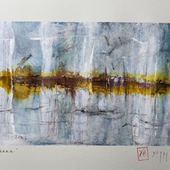 Painting titled "Sketchbook#08 Terra" by Yūrei, Original Artwork, Watercolor