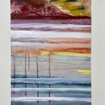 Painting titled "Sketchbook #09 Abst…" by Yūrei, Original Artwork, Watercolor