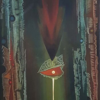 Schilderij getiteld "Abyss" door Yuri  And  Irina Gretsky, Origineel Kunstwerk, Olie