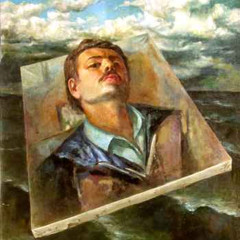 绘画 标题为“Selfportrait” 由Yuri Avalishvili, 原创艺术品, 油