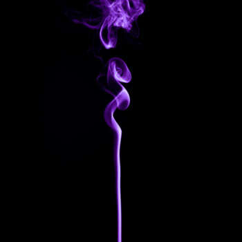 Photographie intitulée "Smoke Abstraction 21" par Yuri Palibroda, Œuvre d'art originale, Photographie numérique