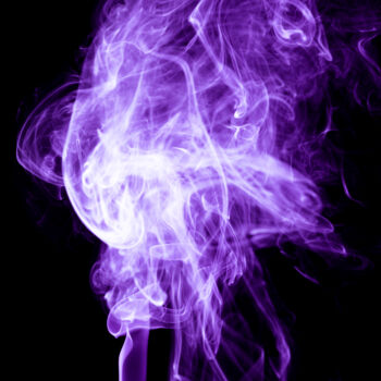 Photographie intitulée "Smoke Abstraction 33" par Yuri Palibroda, Œuvre d'art originale, Photographie numérique