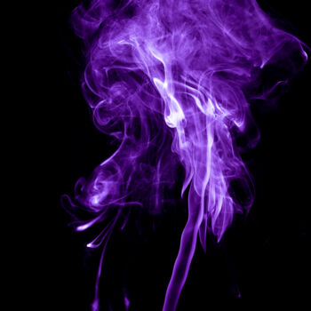 Photographie intitulée "Smoke Abstraction 35" par Yuri Palibroda, Œuvre d'art originale, Photographie numérique