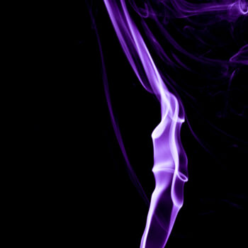 Photographie intitulée "Smoke Abstraction 44" par Yuri Palibroda, Œuvre d'art originale, Photographie numérique