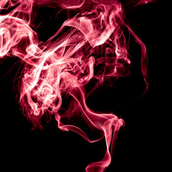 Photographie intitulée "Smoke Abstraction 67" par Yuri Palibroda, Œuvre d'art originale, Photographie numérique