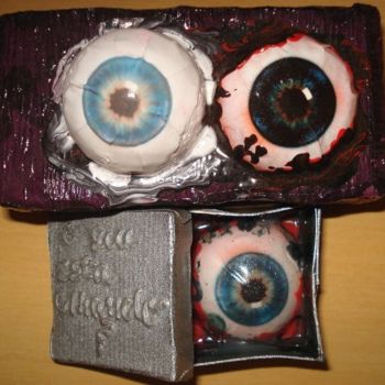 Artesanato intitulada "olhos" por Yuri.Maia, Obras de arte originais