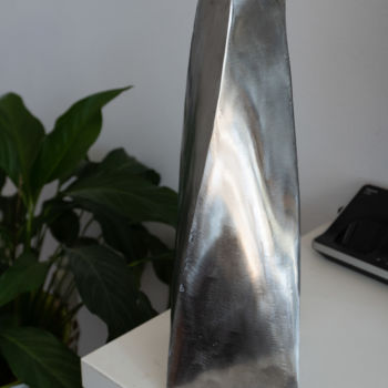 Skulptur mit dem Titel "Steel morph" von Yuriy Kraft, Original-Kunstwerk, Metalle