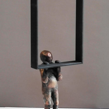 Sculpture intitulée "***Pry"" par Yuriy Kraft, Œuvre d'art originale, Argile