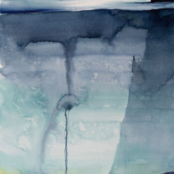 Peinture intitulée "***Deep Life***" par Yuriy Kraft, Œuvre d'art originale, Aquarelle