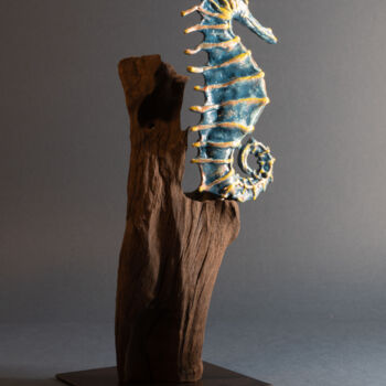 Escultura intitulada ""Guardian of the Ab…" por Yuriy Kraft, Obras de arte originais, Argila do polímero
