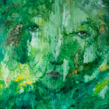 Pittura intitolato "NYMPH" da Yuri Ermolaev, Opera d'arte originale, Olio
