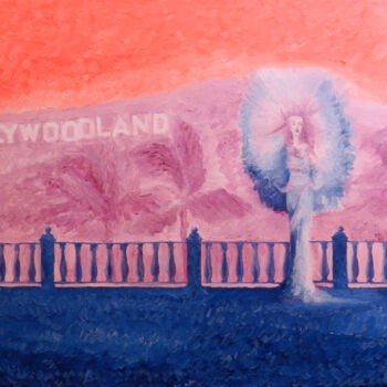Pintura titulada "Old Hollywood" por Yury Smirnov, Obra de arte original, Oleo Montado en Bastidor de camilla de madera