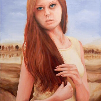 Pintura titulada "Alena" por Yury Smirnov, Obra de arte original, Oleo Montado en Bastidor de camilla de madera