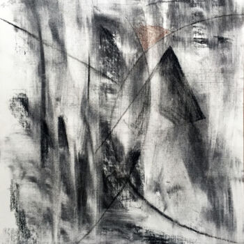 Рисунок под названием "Number 1" - Yury Smirnov, Подлинное произведение искусства, Древесный уголь