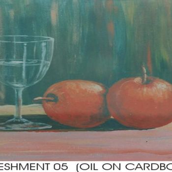Peinture intitulée "refreshment" par Osama, Œuvre d'art originale