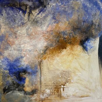 Pintura intitulada "Je suis une larme s…" por Yvan Rouviere, Obras de arte originais, Acrílico Montado em Armação em madeira