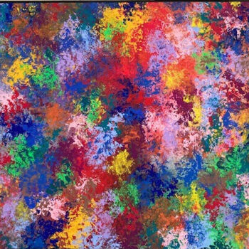 Pintura titulada "Tout en couleur" por Yvan Bruyère, Obra de arte original, Acrílico