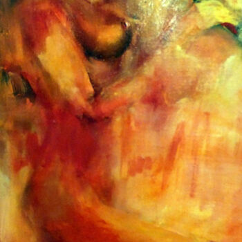 Painting titled "Erotiqua" by Yveline Javer, Original Artwork, Oil