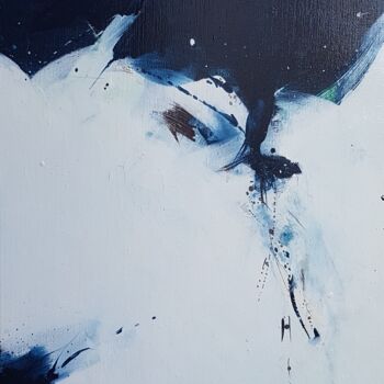 Картина под названием "Silence" - Yves De Smet, Подлинное произведение искусства, Масло Установлен на Деревянная рама для но…