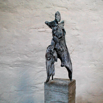 Sculpture titled "WARRIOR" by Yves Delplace, Original Artwork