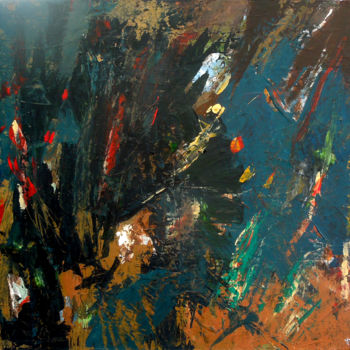 Peinture intitulée "Le réveil, tant att…" par Yves Frémin, Œuvre d'art originale, Acrylique