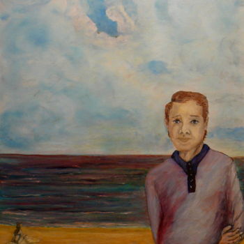 Pintura titulada "Solitude" por Yves Le Mauff, Obra de arte original, Oleo