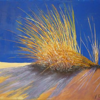 Pintura titulada "Lumières sur la dune" por Yves Conte, Obra de arte original
