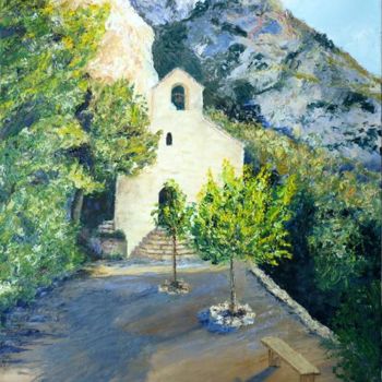 Painting titled "Chapelle de Saint-S…" by Yves Conte, Original Artwork