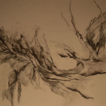 Drawing titled "Possession" by Yves-Gabriel Willaert, Original Artwork, Charcoal