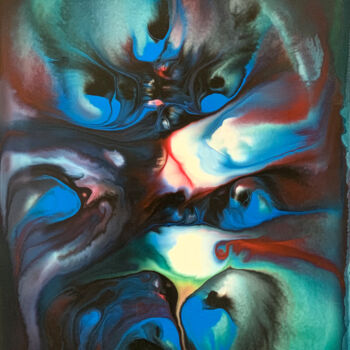 Peinture intitulée "El octavo pecado ca…" par Yvesmart, Œuvre d'art originale, Aquarelle