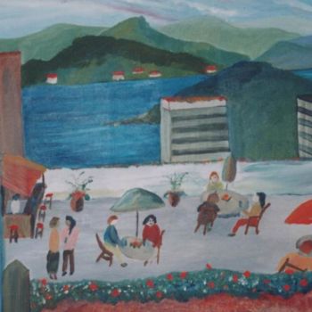 Painting titled "terrassse sur le toi" by Yves-Ray Gareau, Original Artwork