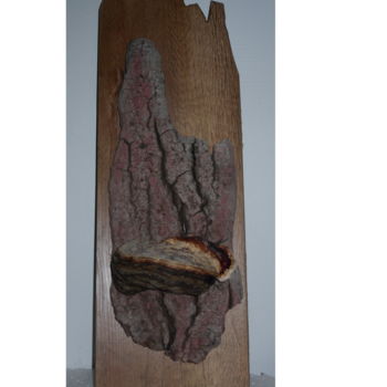 Sculpture titled "planche-deco-60cm.j…" by Yves Recorbet, Original Artwork, Wood