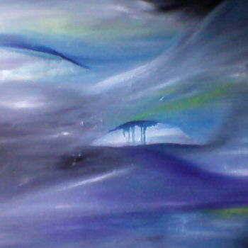 Peinture intitulée "Sky Awakens" par Yvette Chilli Chilli, Œuvre d'art originale, Huile