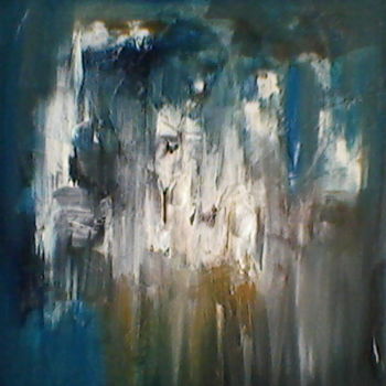 Pittura intitolato "Thunder" da Yvette Chilli Chilli, Opera d'arte originale, Olio