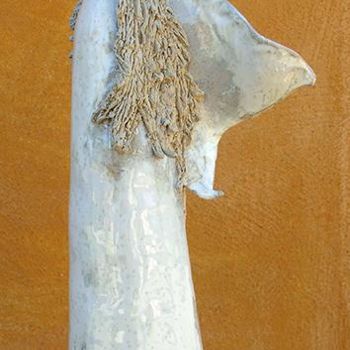 Skulptur mit dem Titel "DSC03128C.JPG" von Yvonne Omdal, Original-Kunstwerk, Keramik