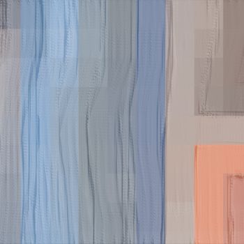 Digitale Kunst getiteld "Silk wall" door Yvonnick Noël, Origineel Kunstwerk, Digitaal Schilderwerk