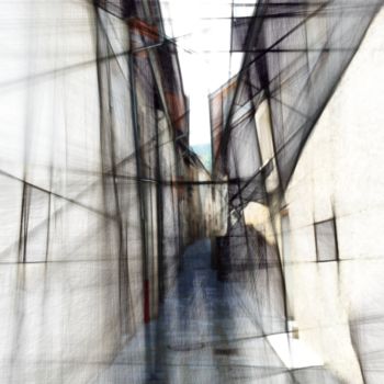 Digital Arts με τίτλο "Street view" από Yvonnick Noël, Αυθεντικά έργα τέχνης, 2D ψηφιακή εργασία