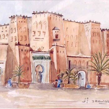 Peinture intitulée "Maroc" par Yves Riguidel, Œuvre d'art originale