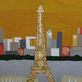 Painting titled "La défense 2" by Za, Original Artwork, Acrylic