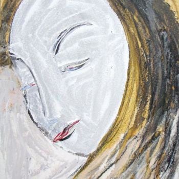 Σχέδιο με τίτλο "visage de femme" από Zaaz, Αυθεντικά έργα τέχνης