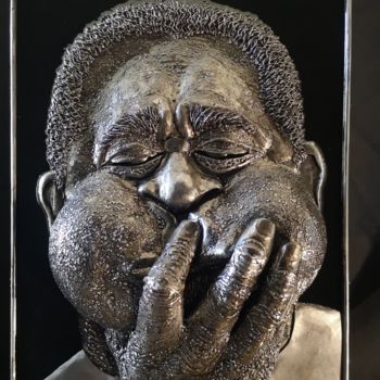 Scultura intitolato "Dizzy" da Evgen Zaborovsky, Opera d'arte originale, Metalli